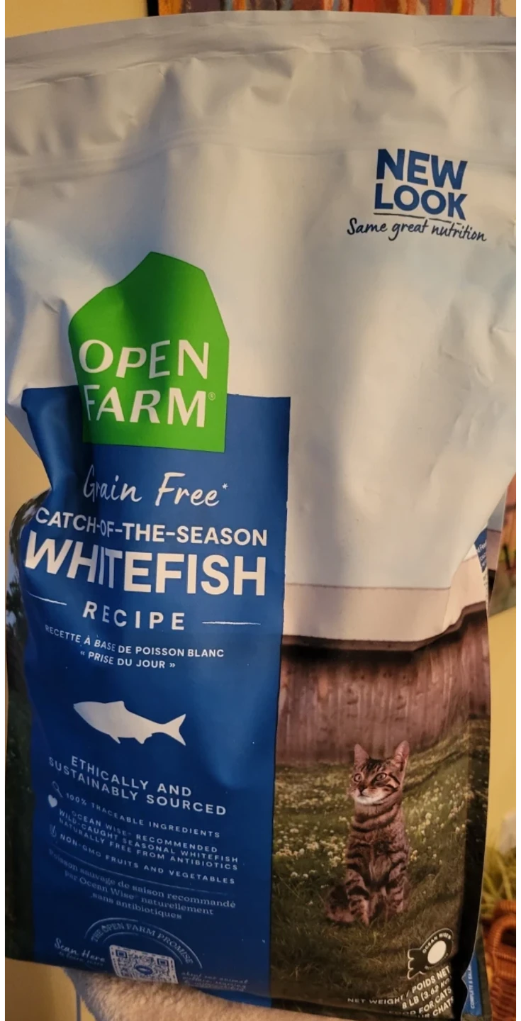 New Open Farm Grain-Free Whitefish Cat Food