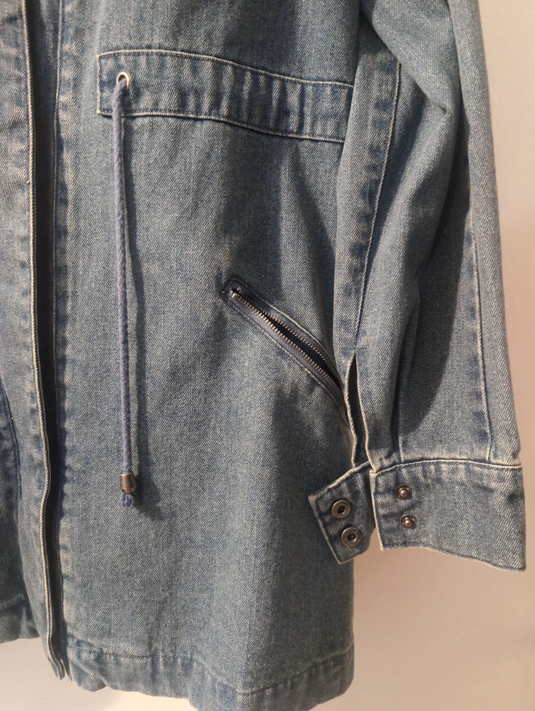 Forever 21 Denim Jacket with Sherpa Collar - photo 2