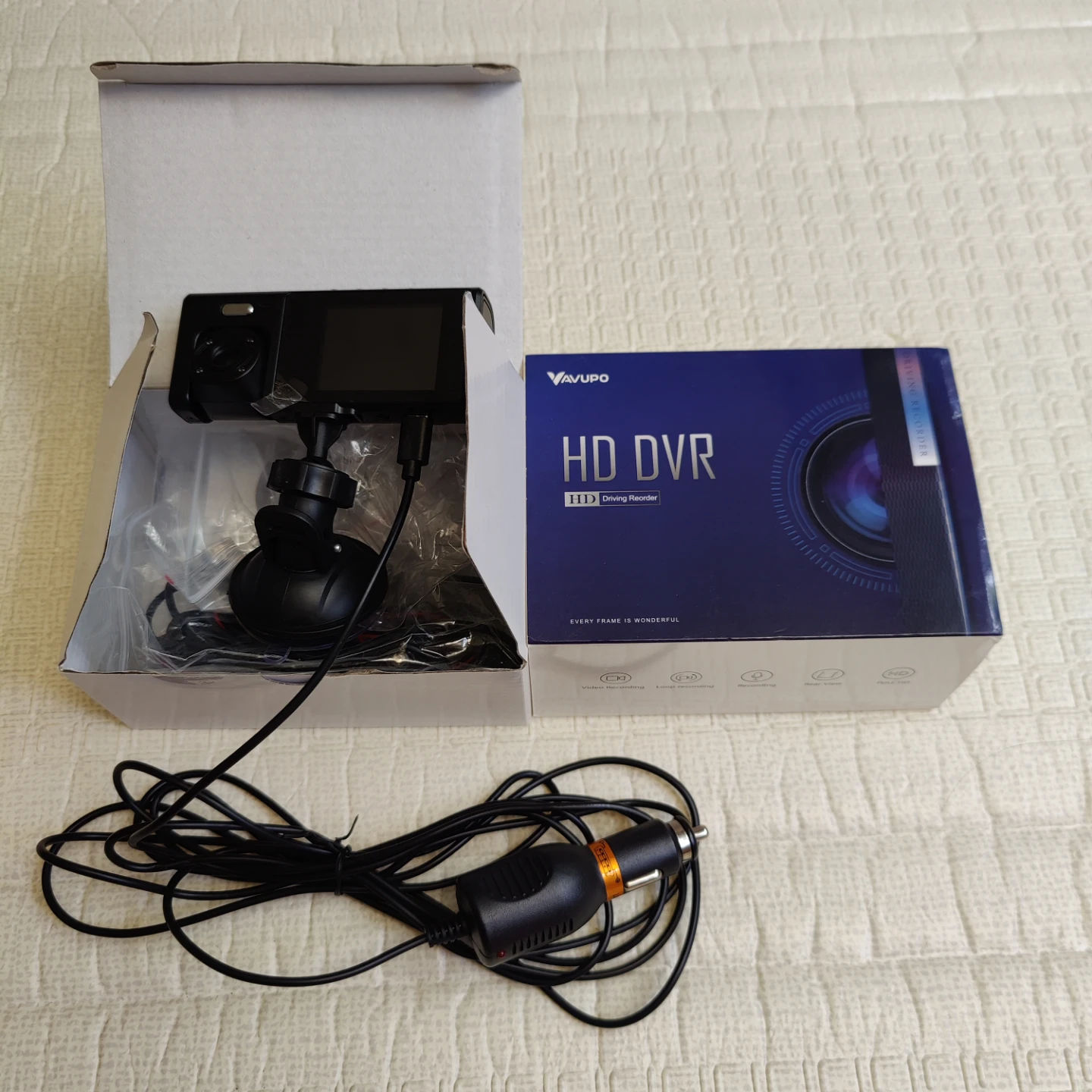 VAVUPO HD DVR Dash Cam – 3-Lens, 1080P