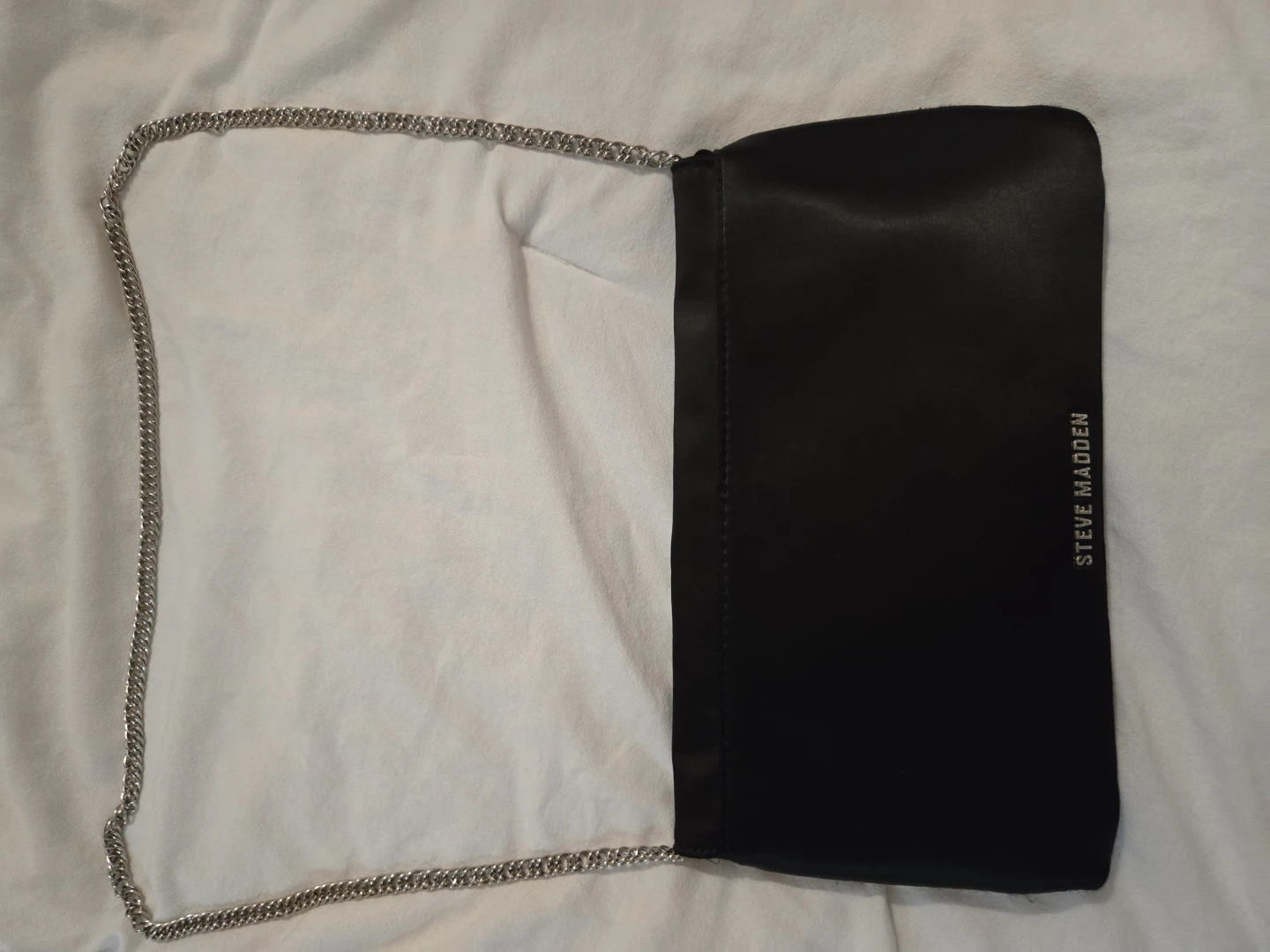 Steve Madden Black Clutch with Rhinestone Detail - photo 4