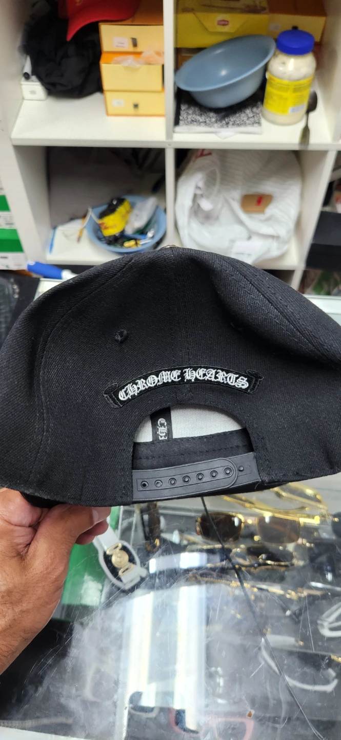 Chrome Hearts Black Baseball Cap - photo 2