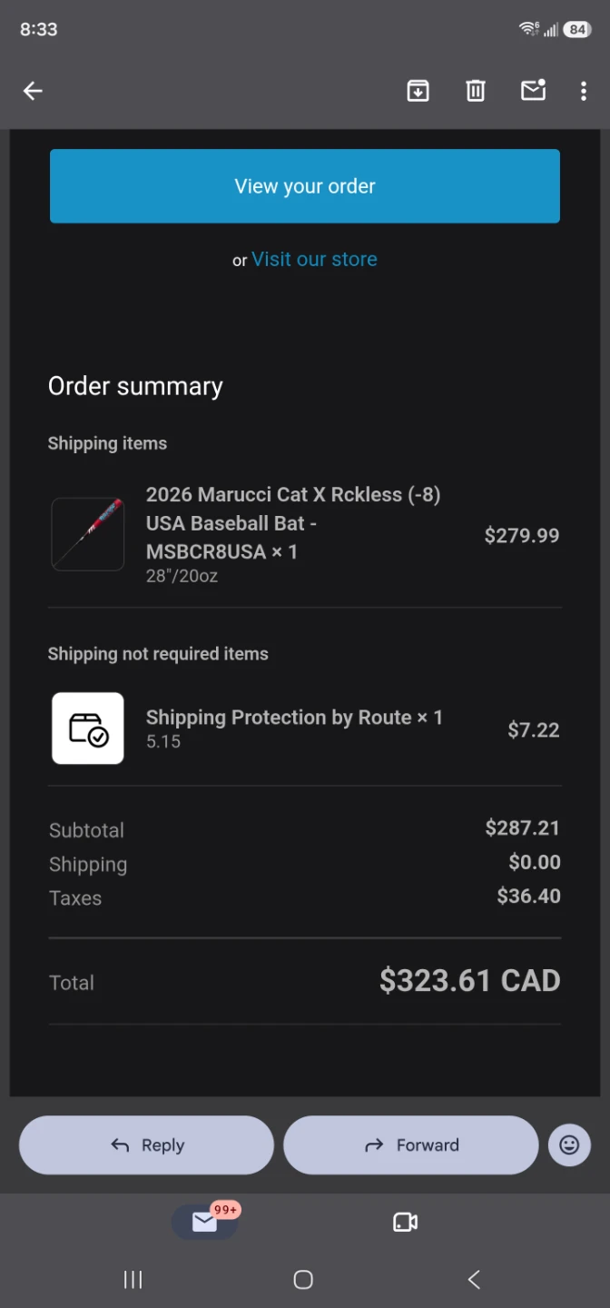 2026 Marucci Cat X Rckless (-8) USA Baseball 28"/20oz - photo 5