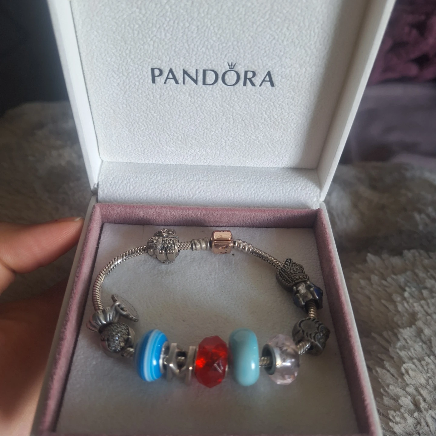Pandora Charm Bracelet with Multiple Charms