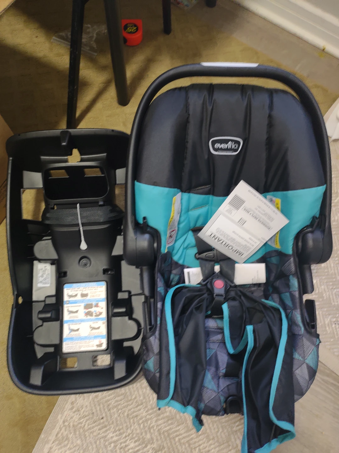 Evenflo NurtureMax Infant Car Seat with Base