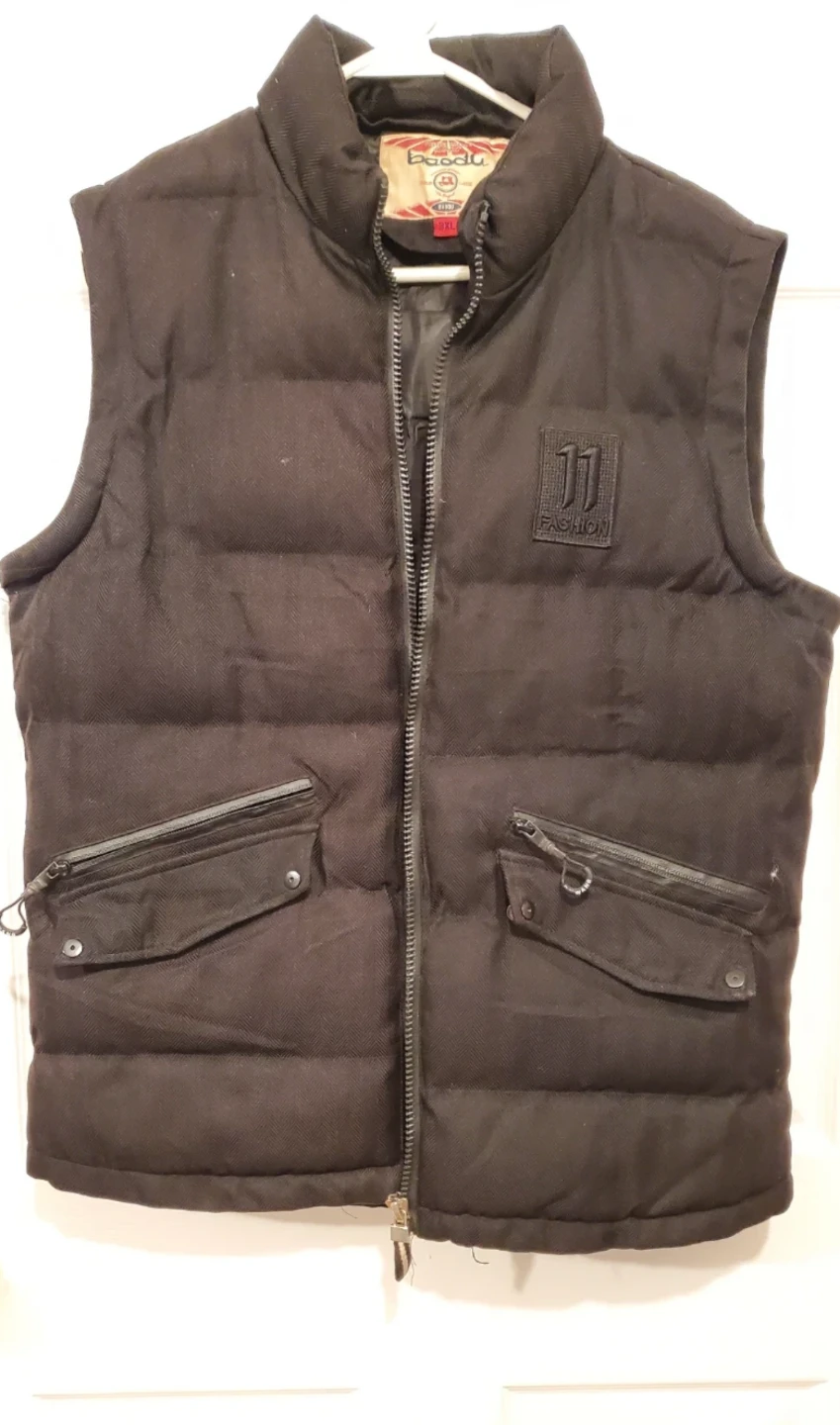 Baodu Puffer Vest - Black - 3XL