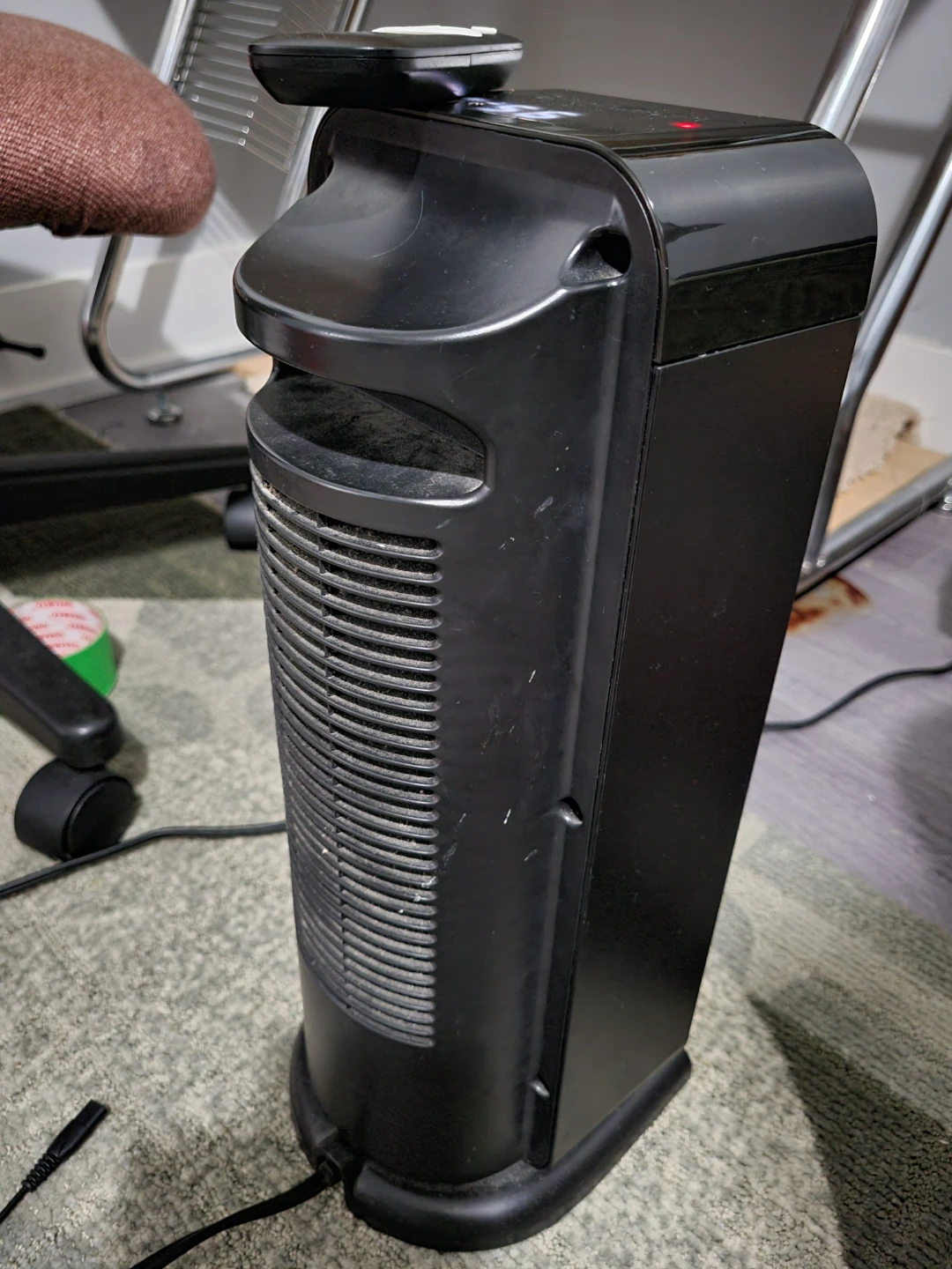 Black Electric Space Heater with Remote - photo 3