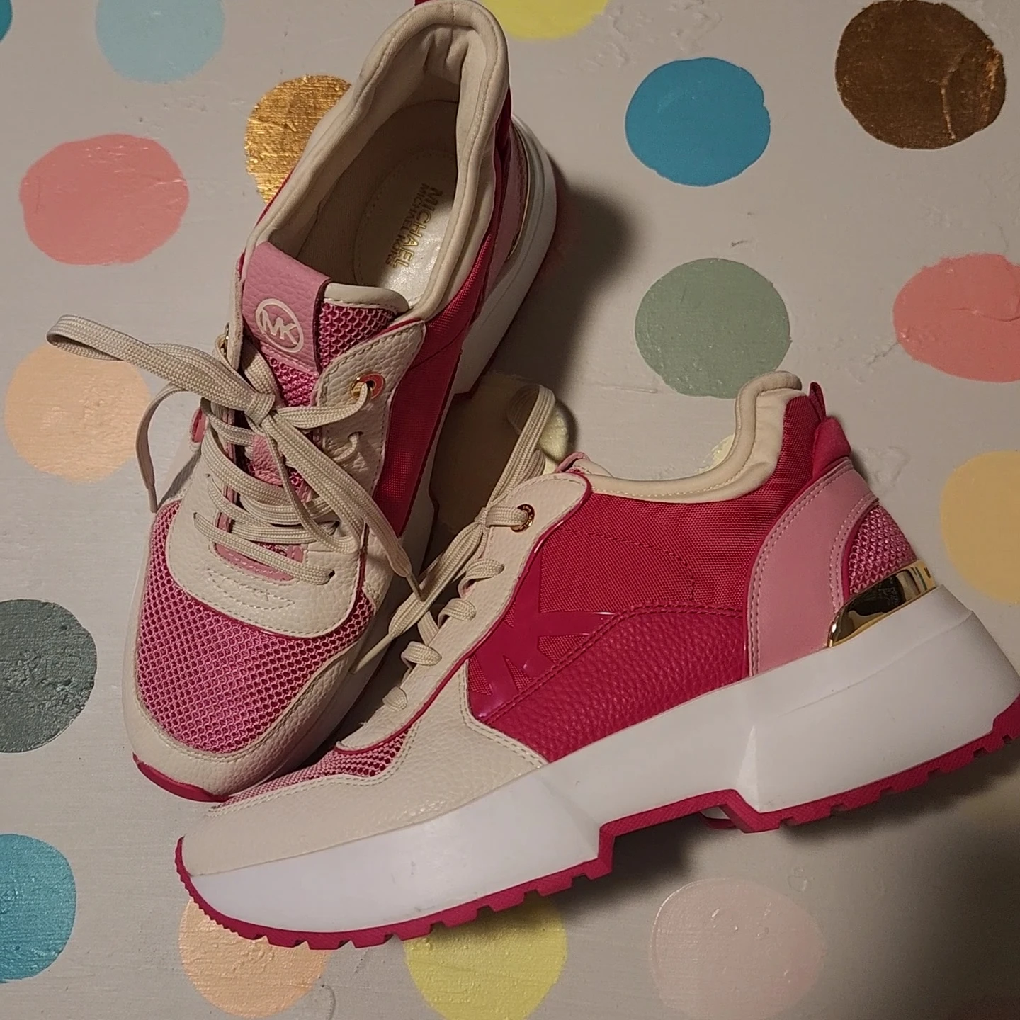 Mk platform shoes size 9.5 brand new