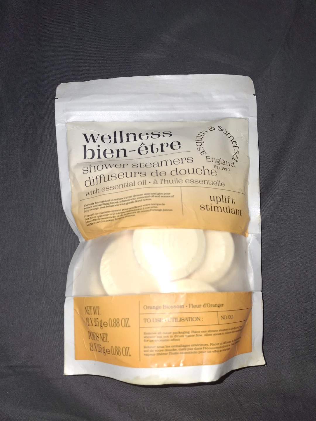 Asquith & Somerset Shower Steamers - Orange Blossom