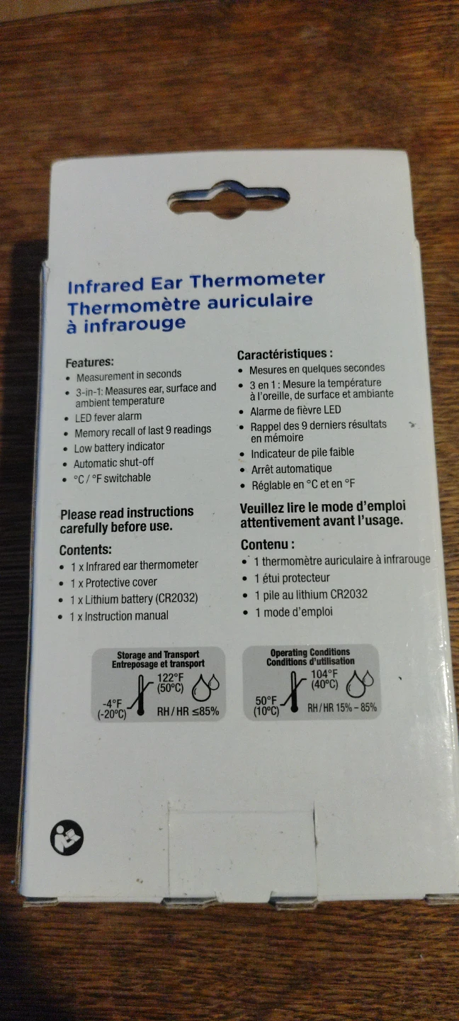 Life Brand Infrared Ear Thermometer - photo 2