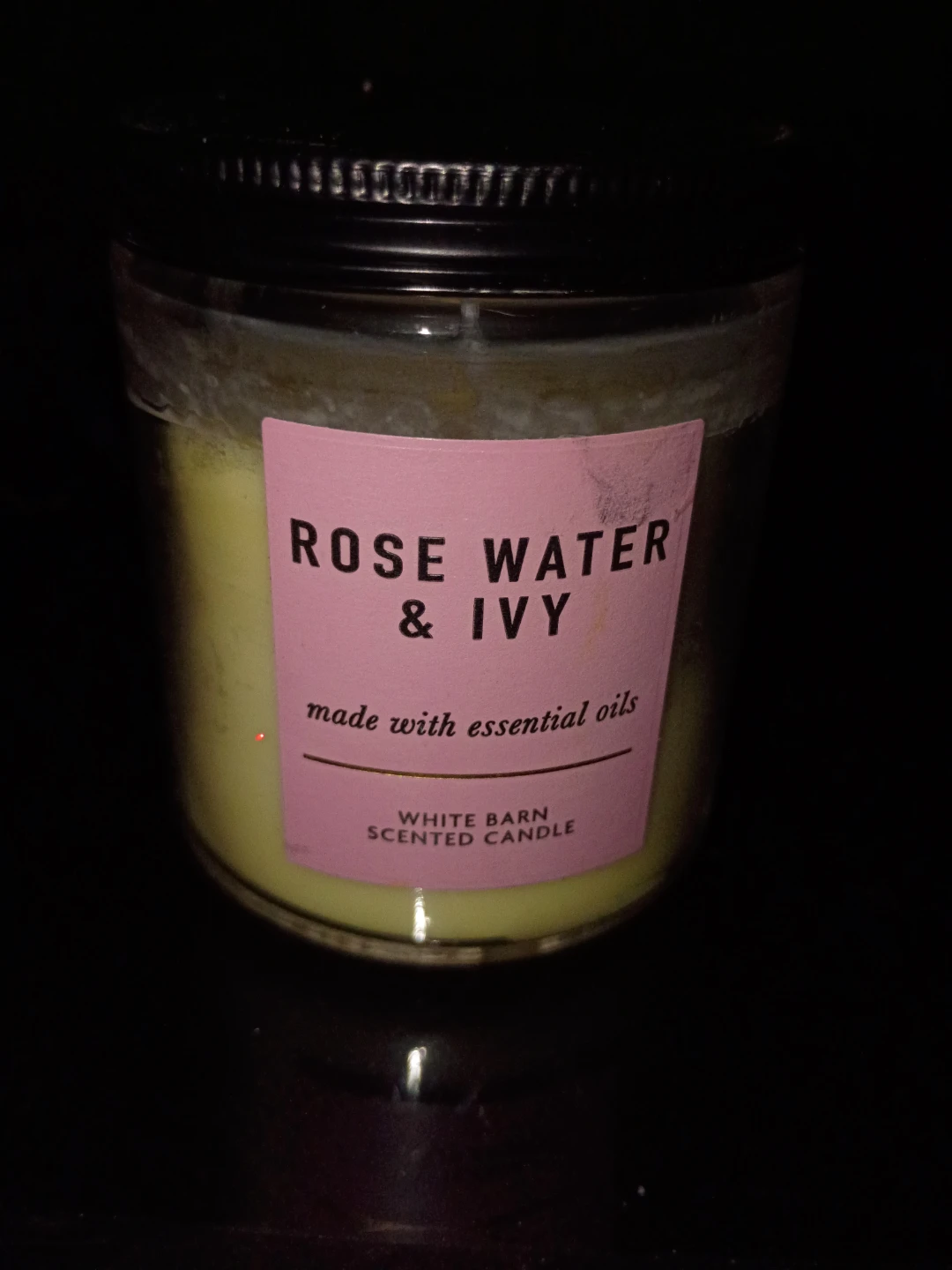 White Barn Rose Water & Ivy Scented Candle