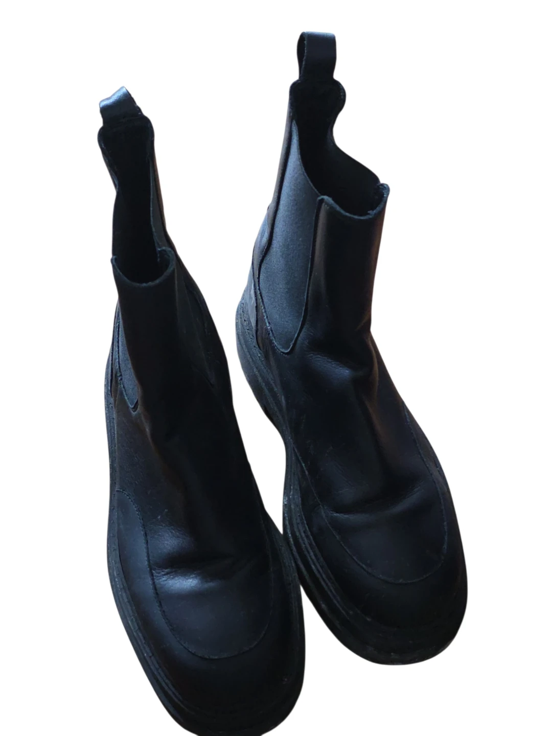 Selected Femme Chunky Black Chelsea Boots (Size 9 / EU 40)