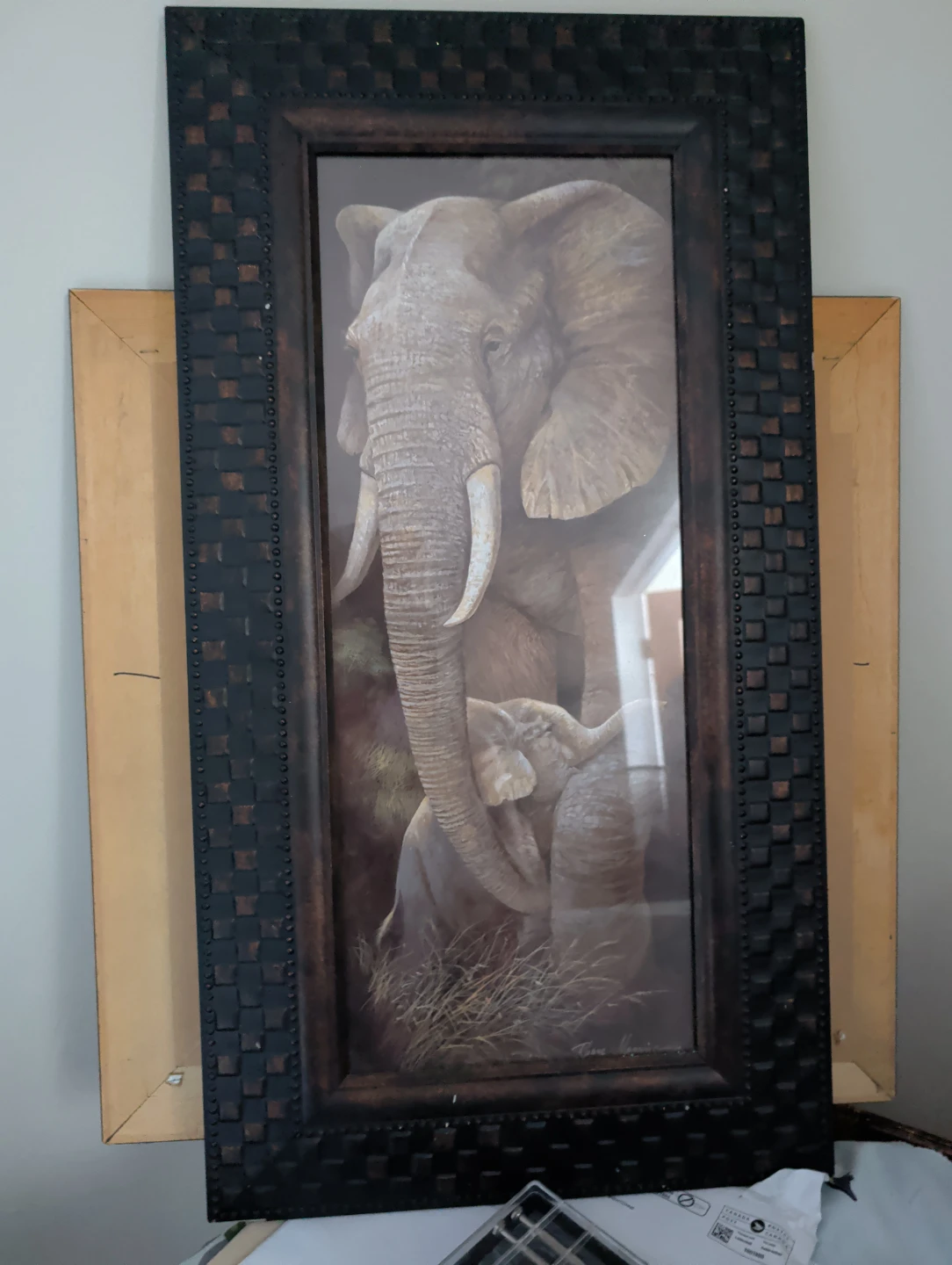Framed Giraffe and Zebra Art Prints - photo 5