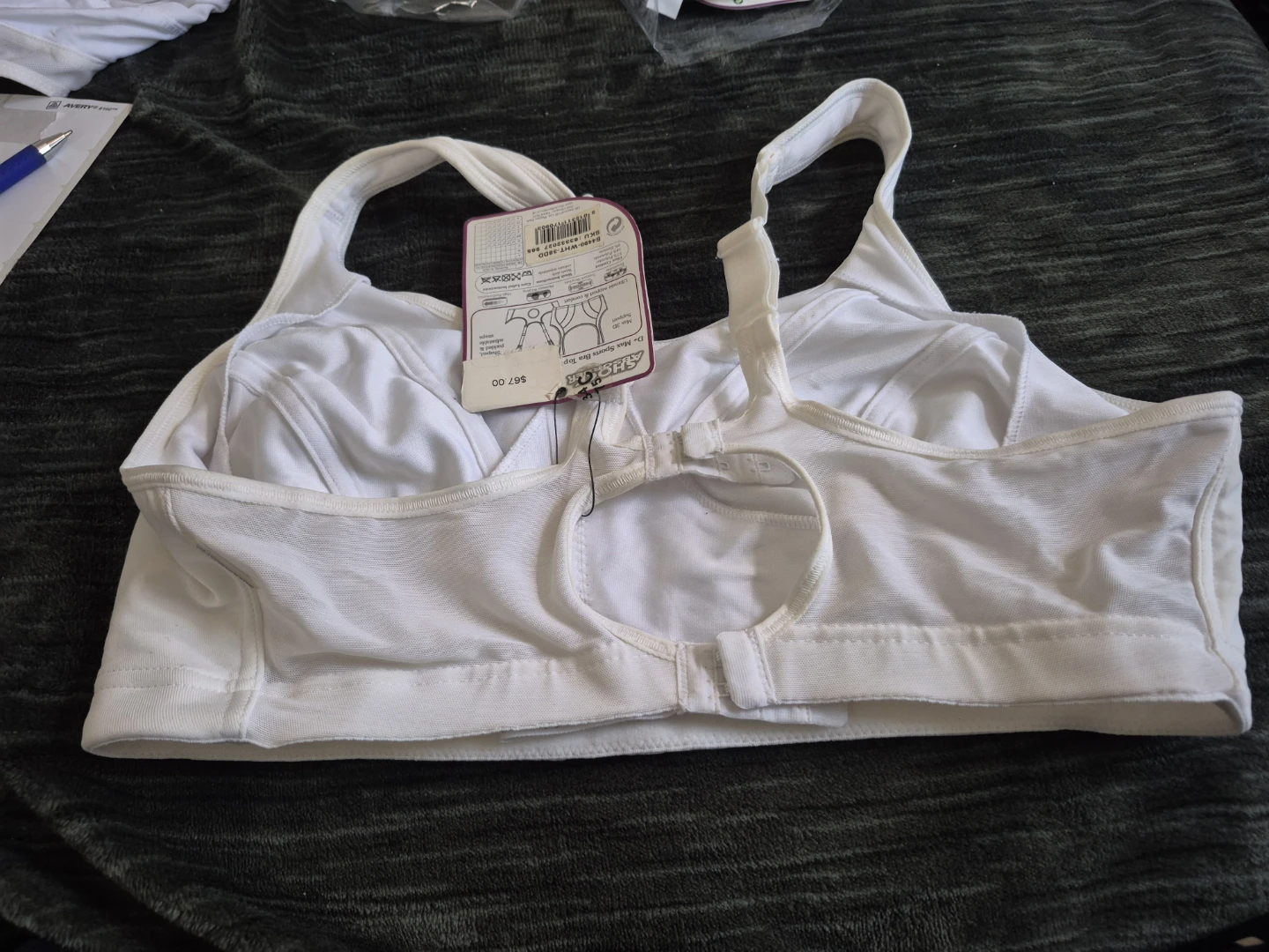 Shock Absorber Max-3D Sports Bra Top 38DD White - photo 2