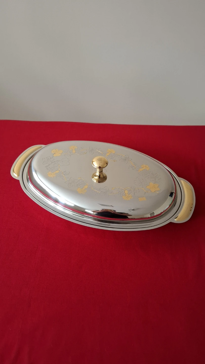 Giorinox 18/10 Oro 24K Serving Dish