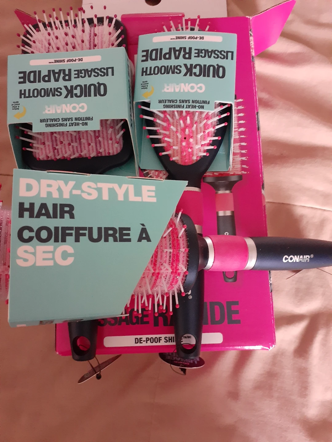 Conair De-Poof Shine Hair Brush Set - photo 2