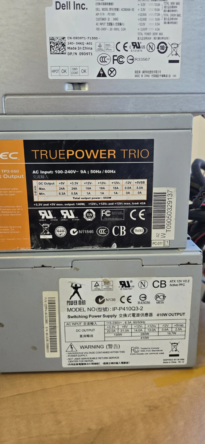 Lot of Mixed PC Power Supply Units. - photo 4