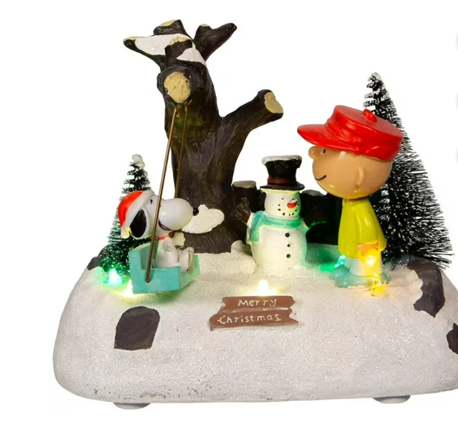 Peanuts Light Up Musical Table Piece - photo 4