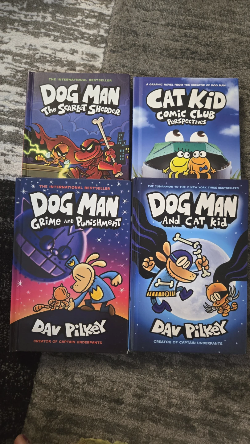 Dog Man and Cat Kid Book Lot