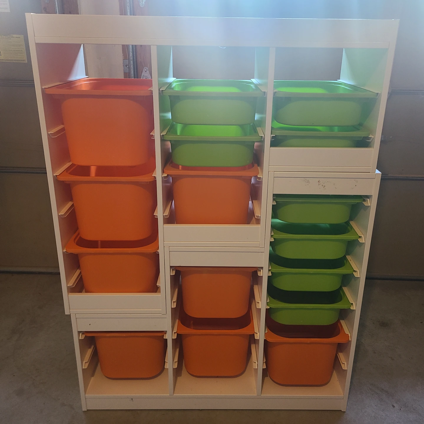 2 IKEA Trofast Shelfs and Bins