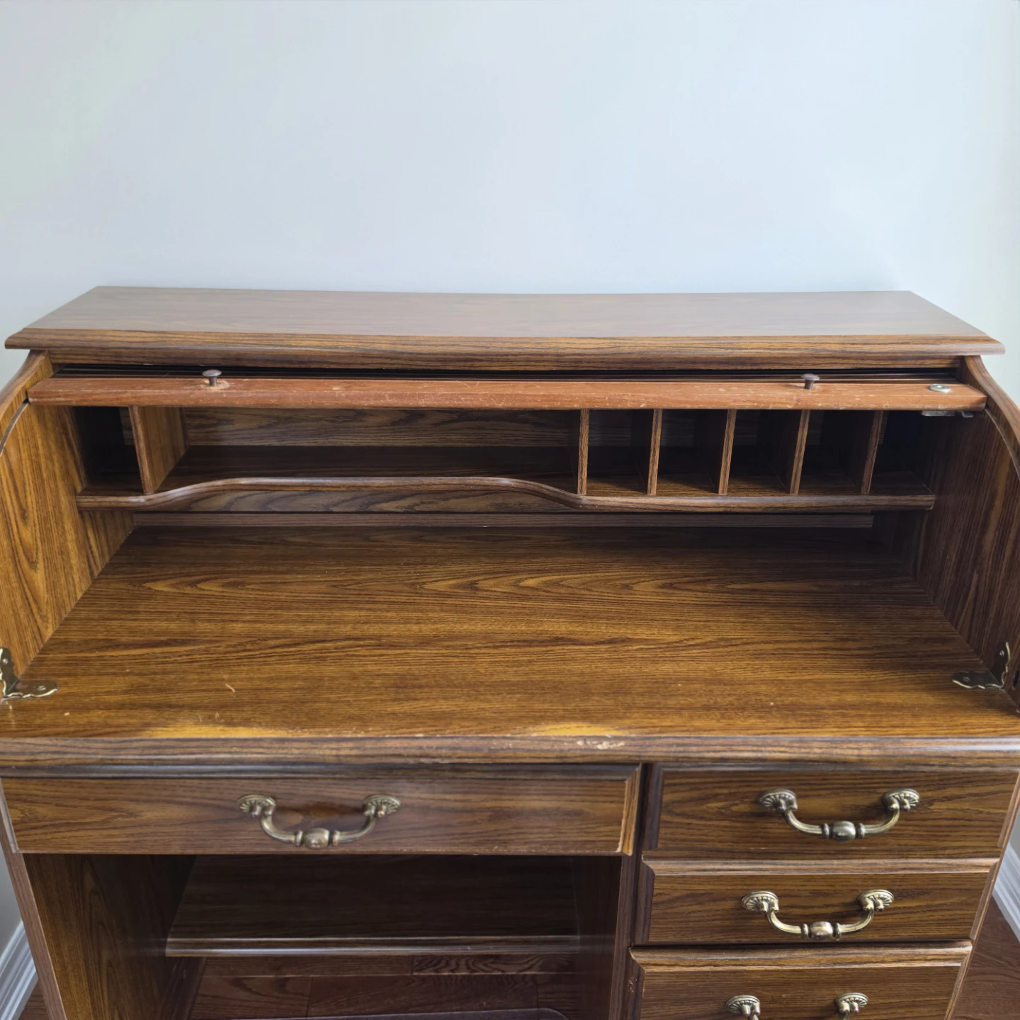Vintage Roll Top Desk - photo 2