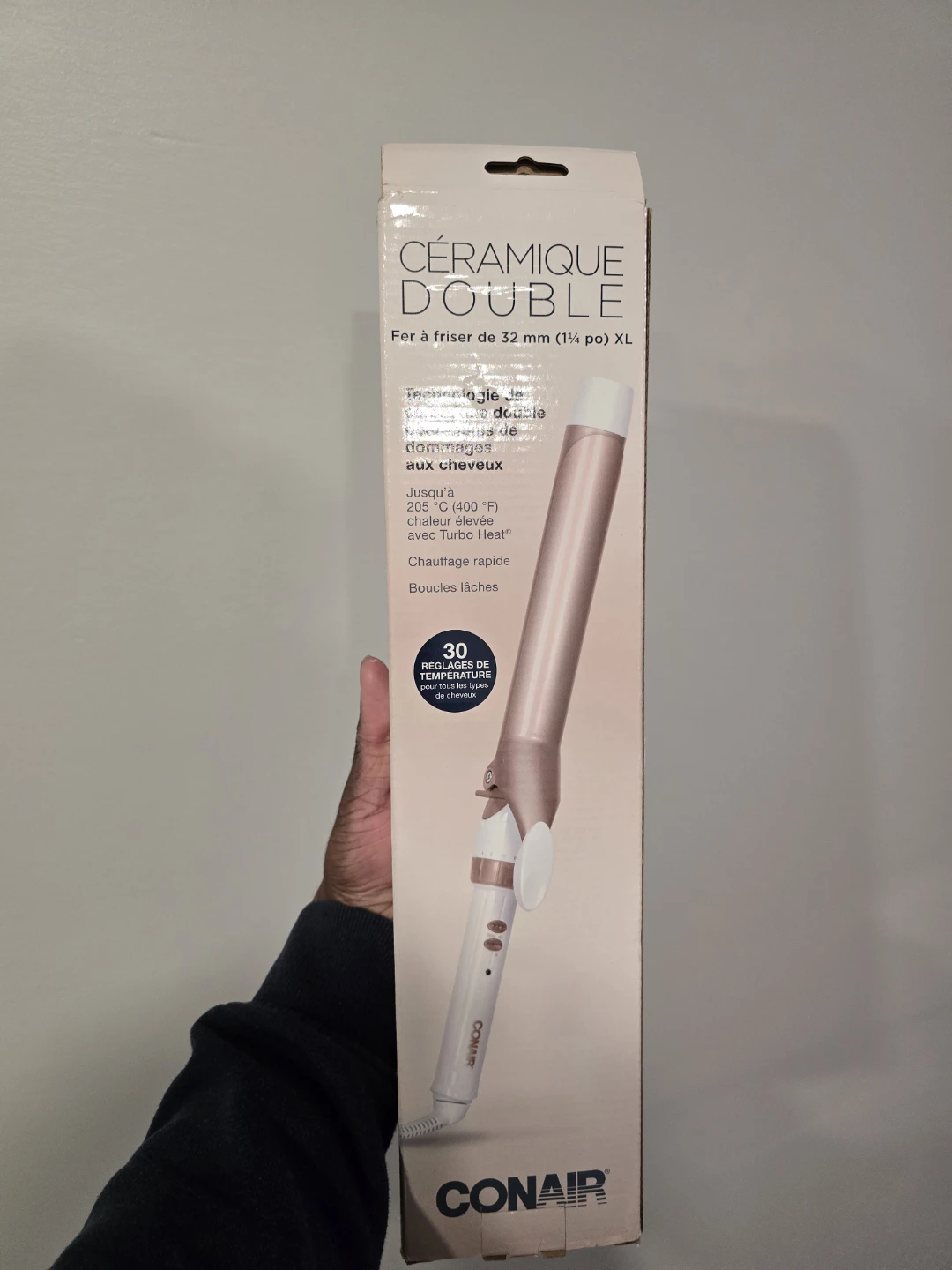 Conair Ceramic Double Curling Iron 32 mm (1 ¼") XL