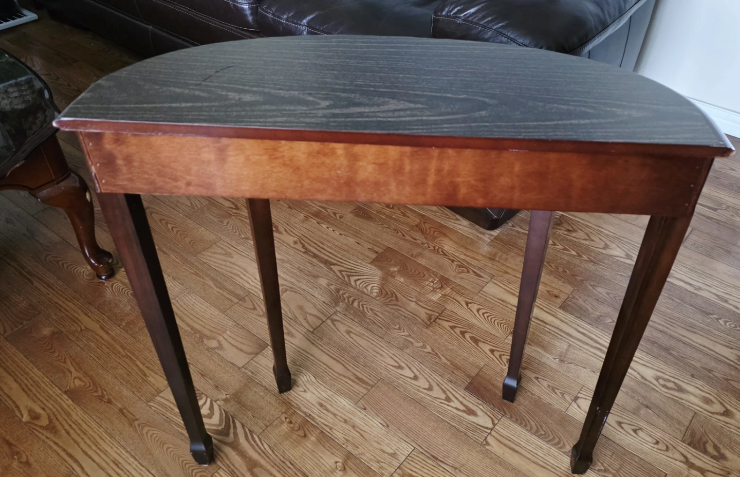 Demilune  Console Table, EUC. - photo 2