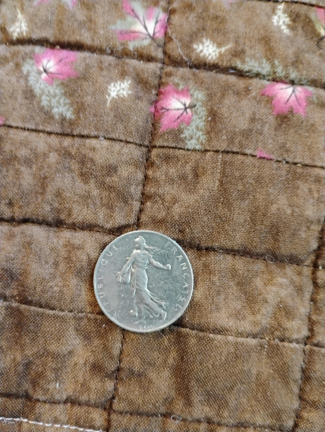 1977 French 1 Franc Coin - photo 2