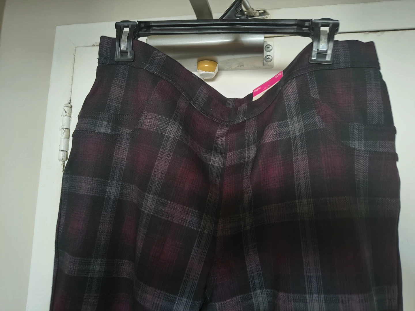 George Women's Plaid Pants Size XL