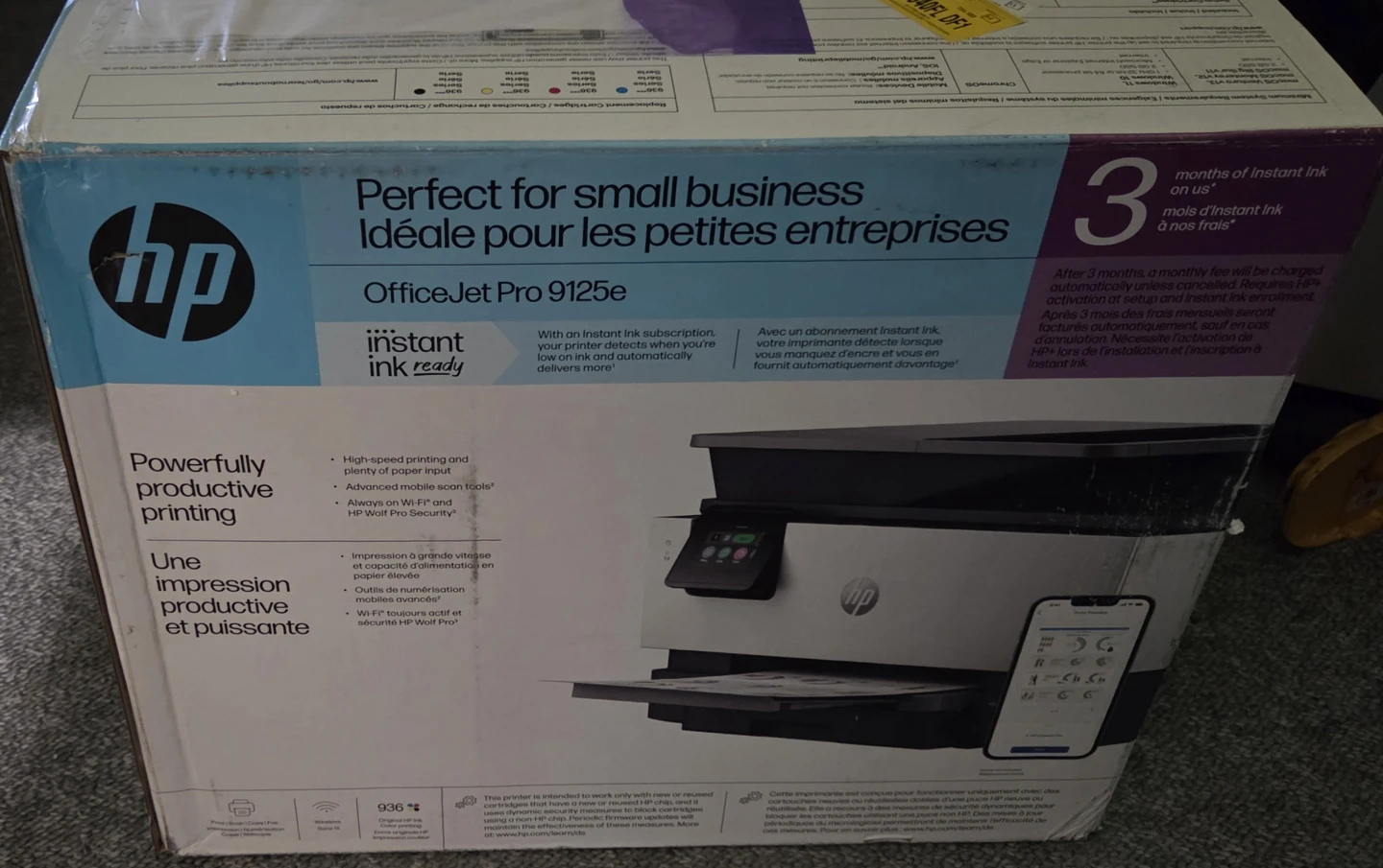 Brand New HP OfficeJet Pro 9125e All-in-One Printer