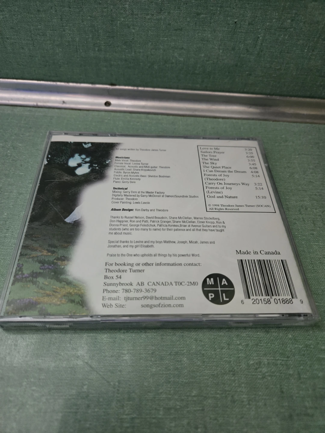 Theodore James Turner CD - photo 2