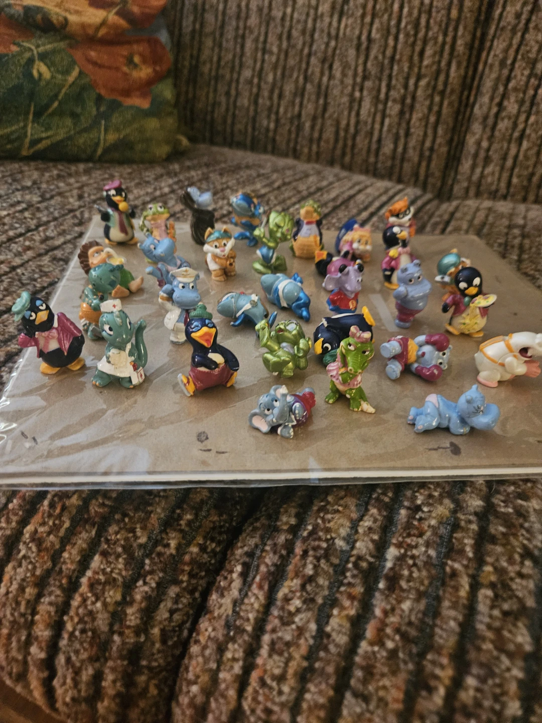 "Ferrero" Mini Toy lot of 31 1990s Assorted Animal Figurines