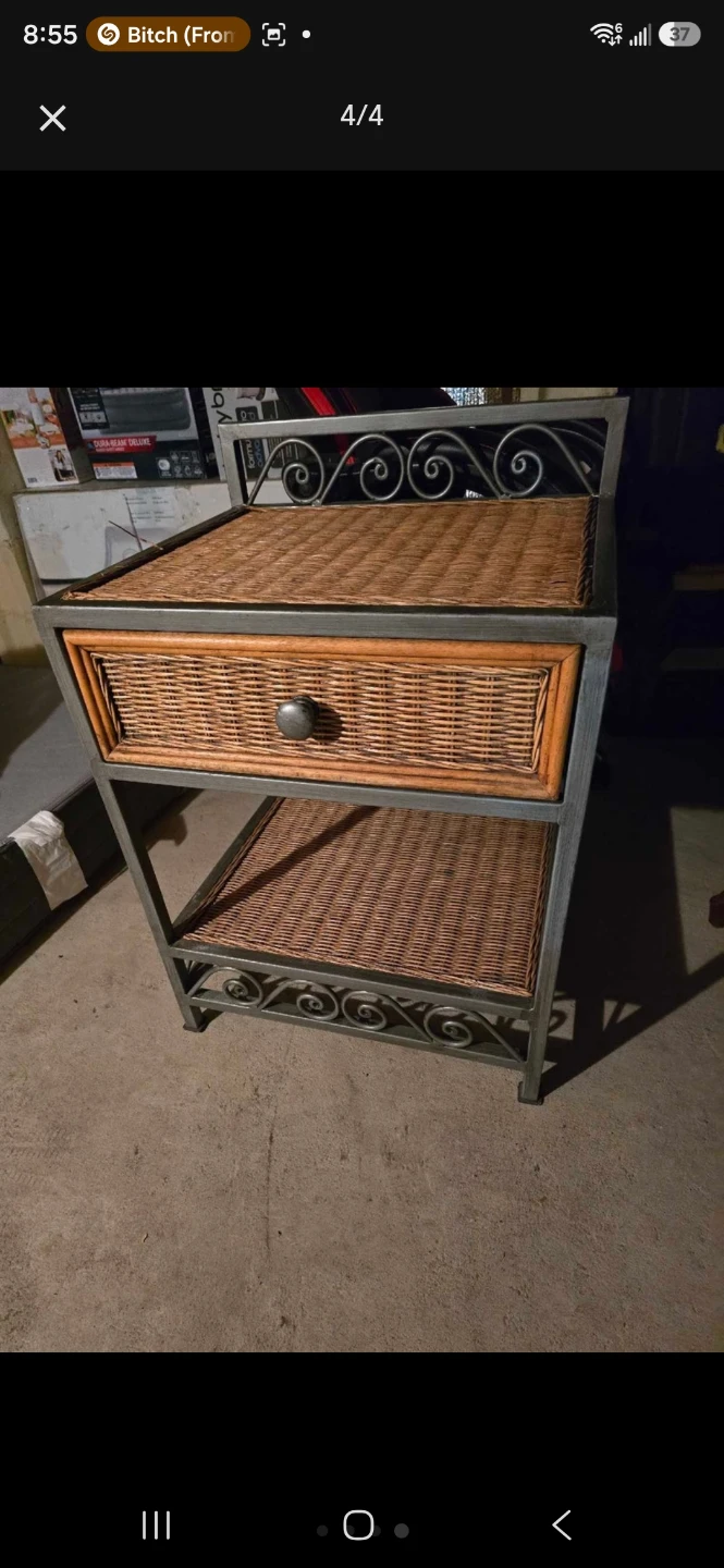 Wicker and Metal Furniture Set - photo 4