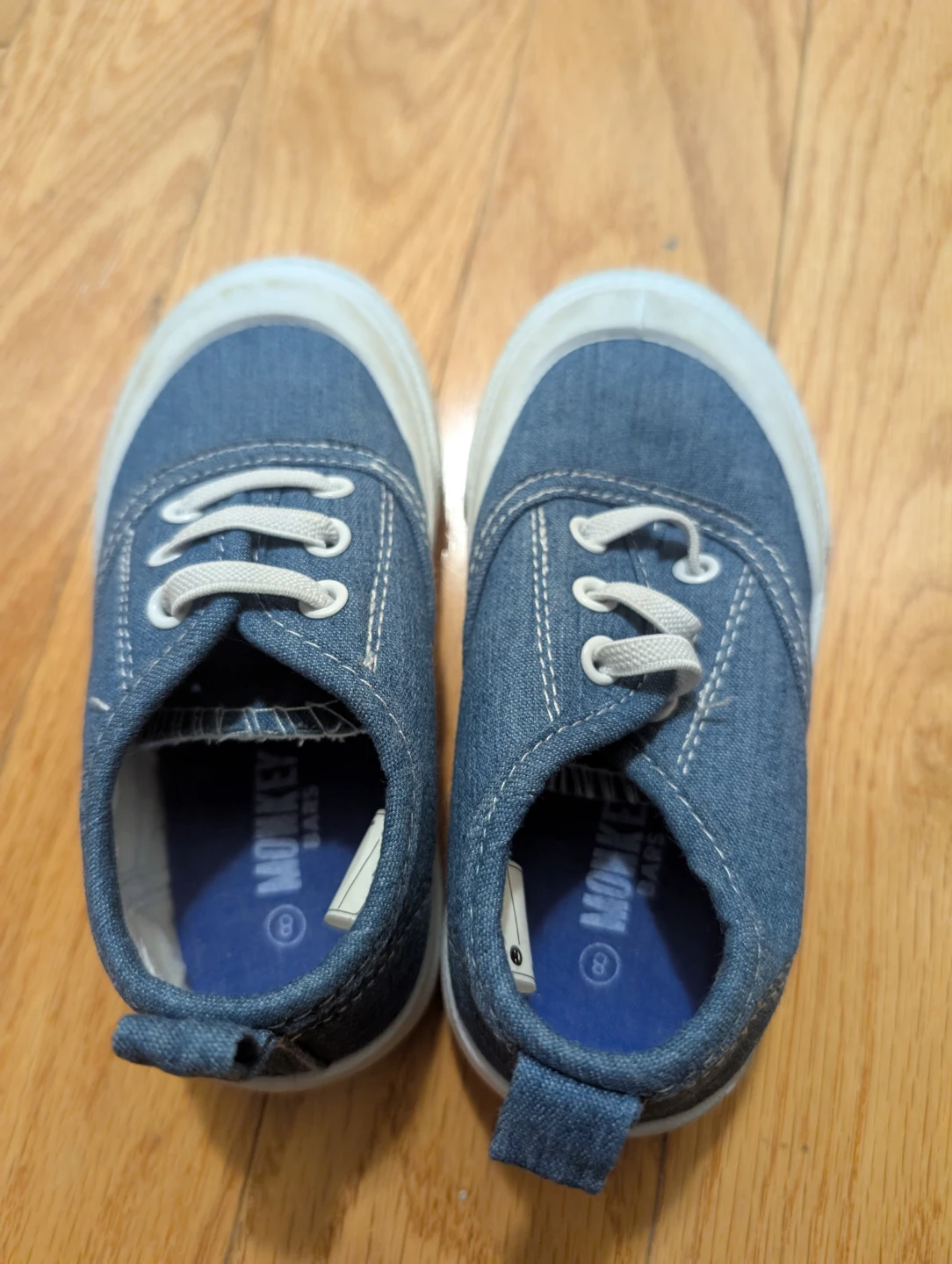 MONKEY BARS Toddler Denim Sneakers - Size 8 - photo 3