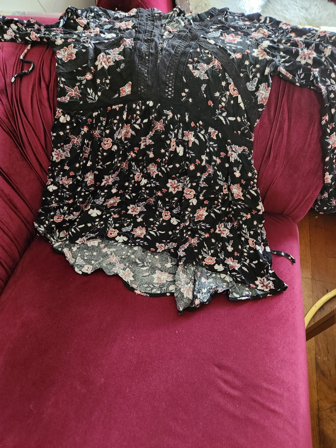 Floral Print Off-the-Shoulder Top - photo 3