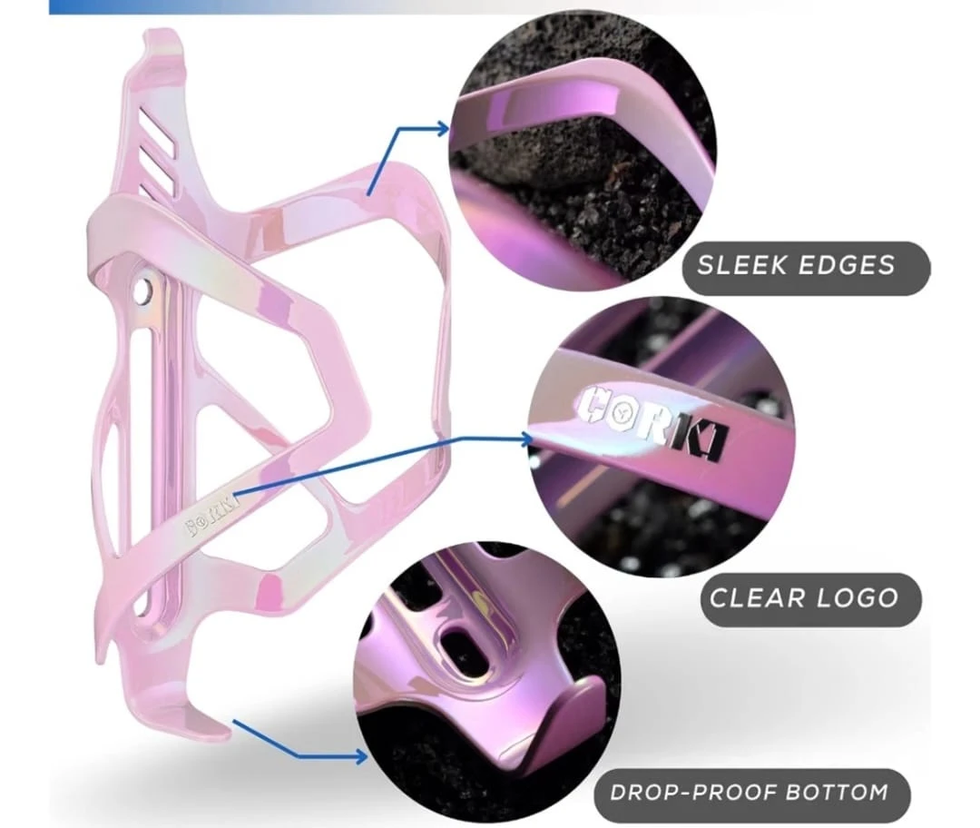 Iridescent Bike Water Bottle Cage 2 pcs - photo 4