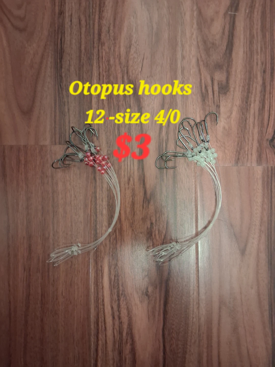 Octopus Hooks - Size 4/0