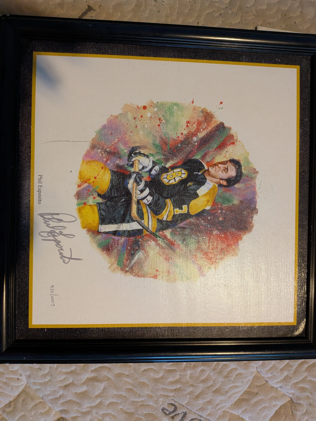 Signed Hockey Art Print - photo 5