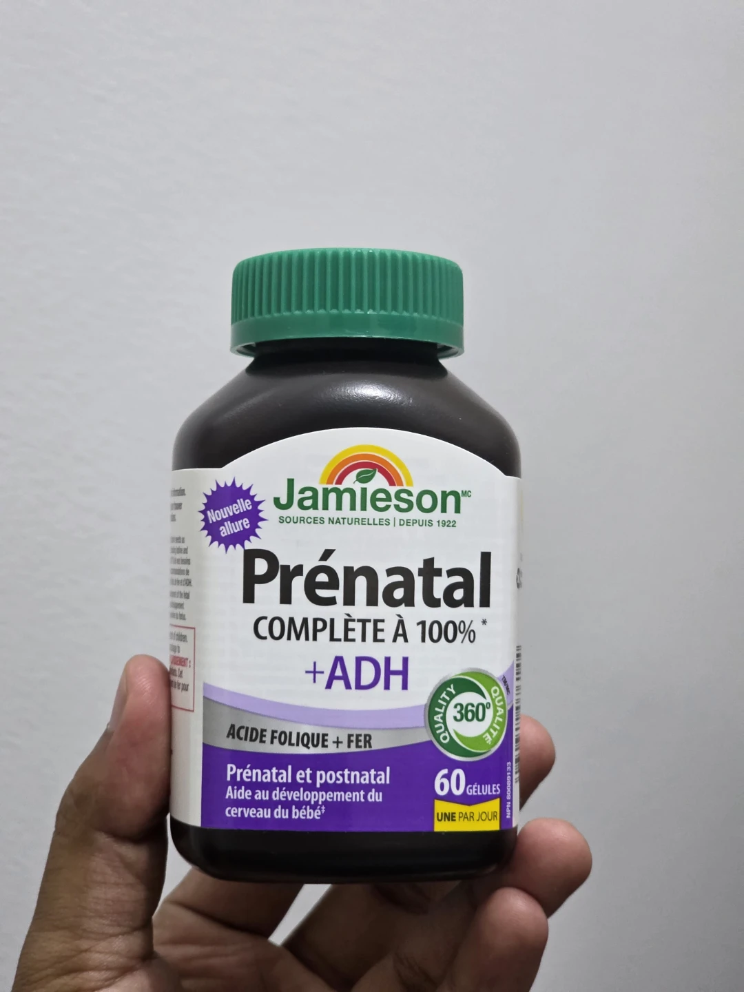 Jamieson Prenatal +ADH Vitamins 60 Capsules