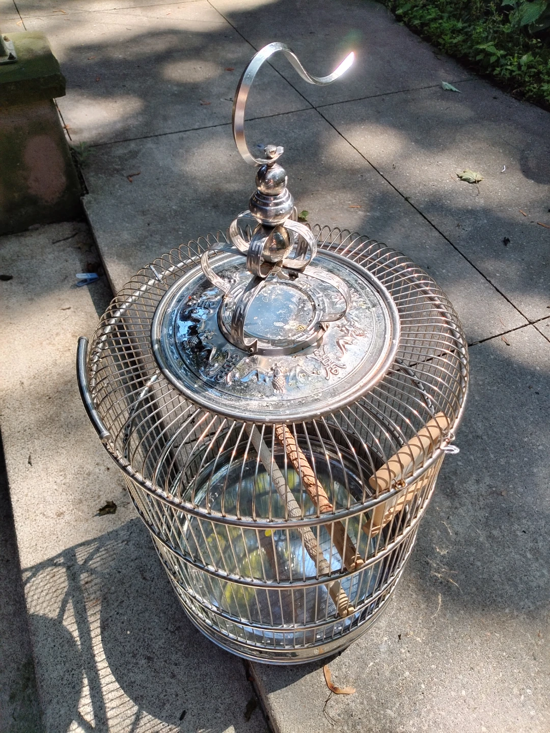 Ornate, Decorative Stainless Steel bird cage - photo 3