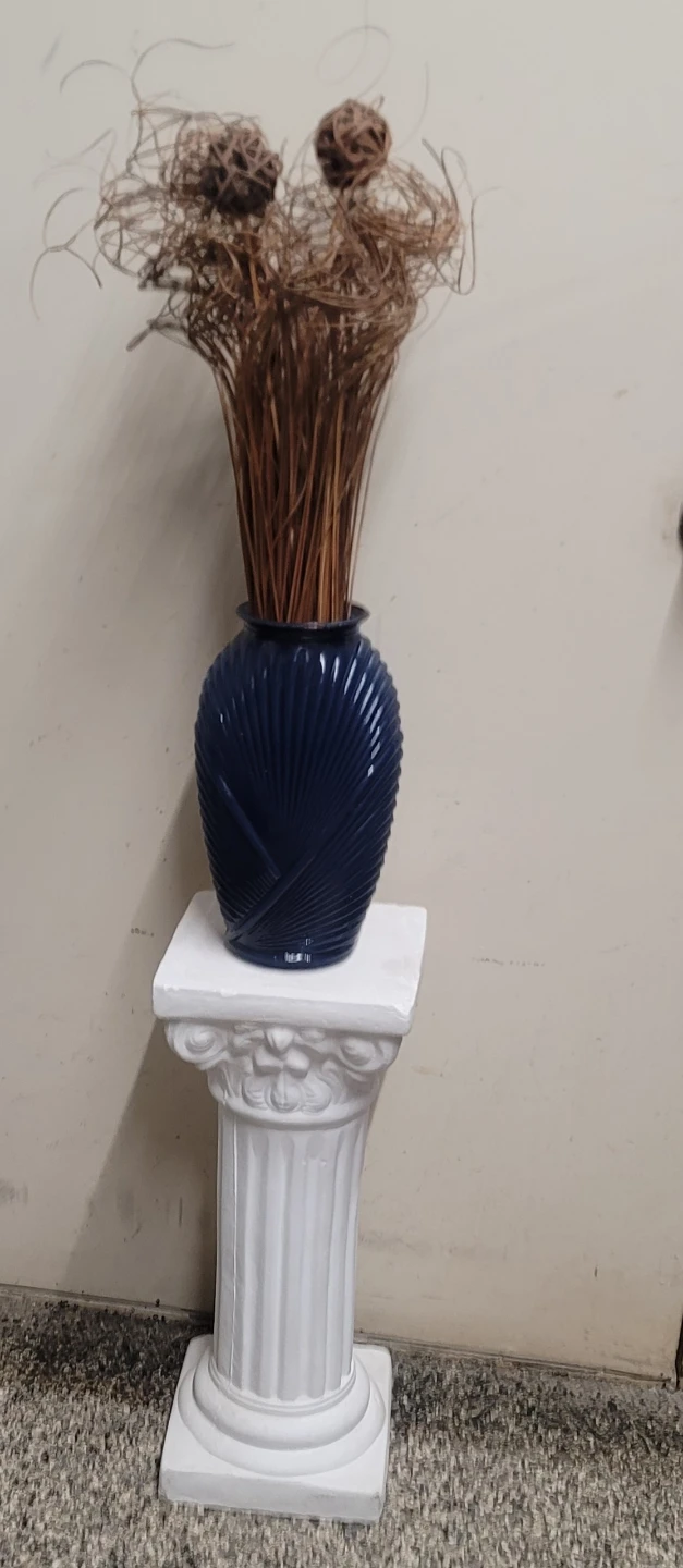 Decorative Vase with Dried Arrangement