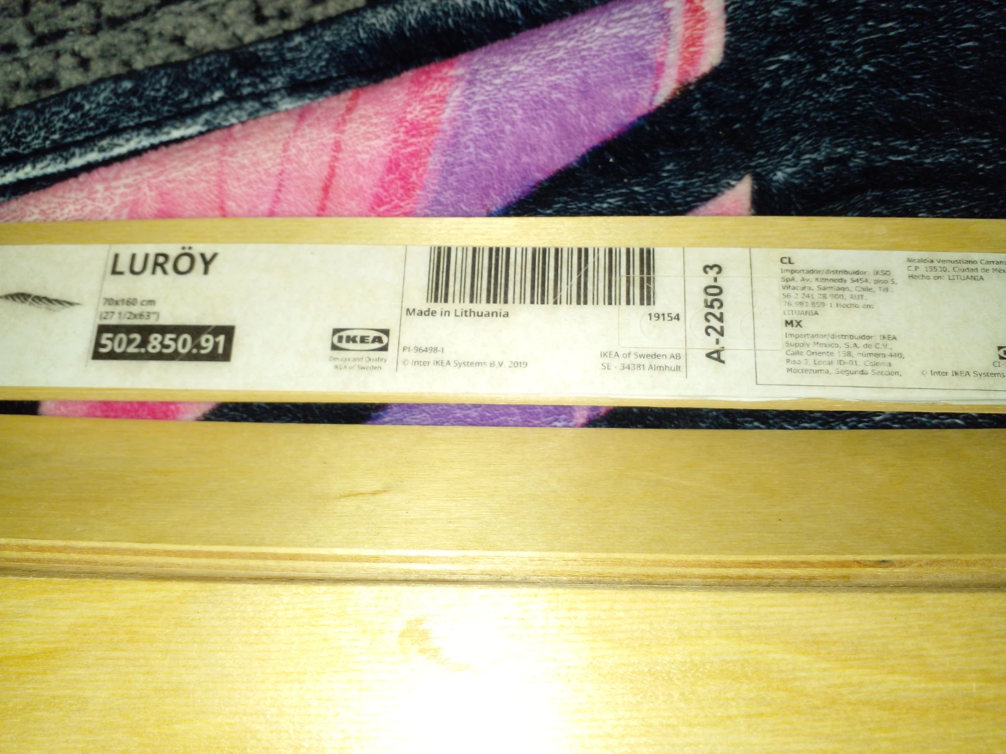 IKEA LURÖY Bed Slat Base 70x160 cm