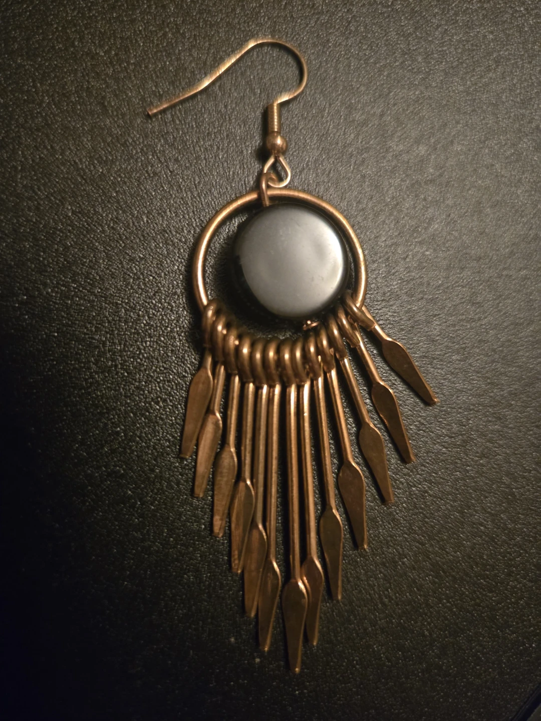 Boho Copper Tone Earrings - photo 2