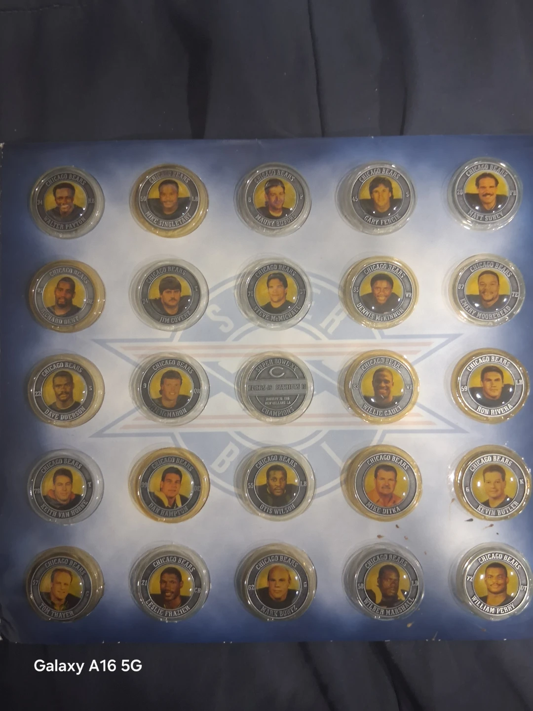 Chicago Bears 20th Anniversary Medallion Collection
