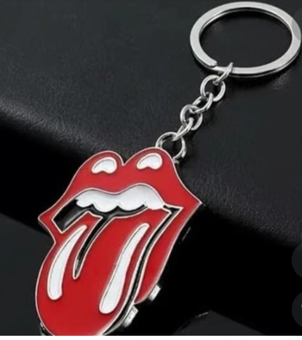 The Rolling Stones Tongue Logo Keychain