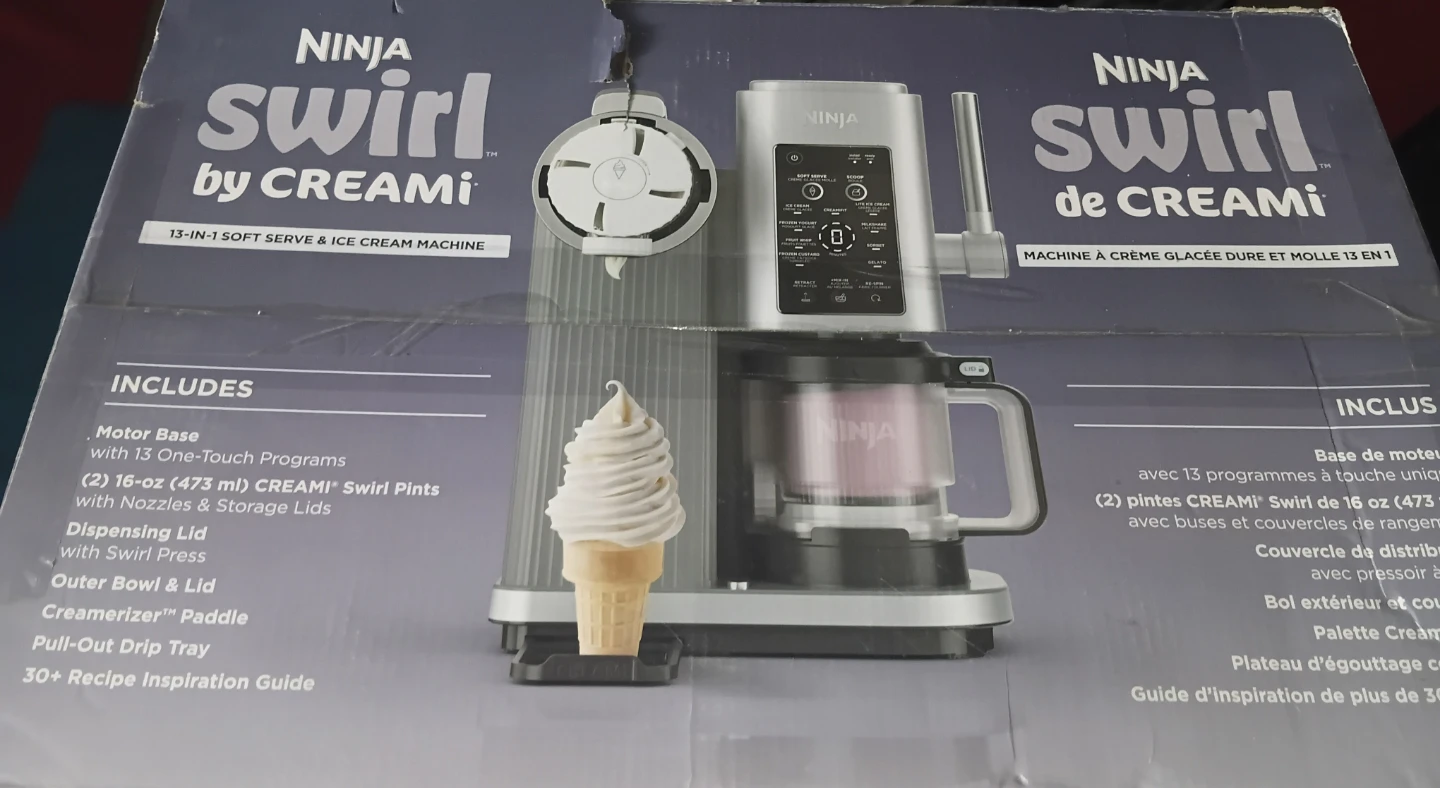 Ninja Swirl by Creami 13-in-1 Soft Serve & Ice Cream Machine
