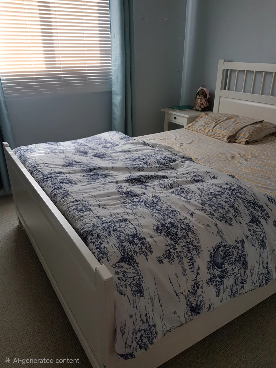Ikea Hemnes White Queen Bed Frame