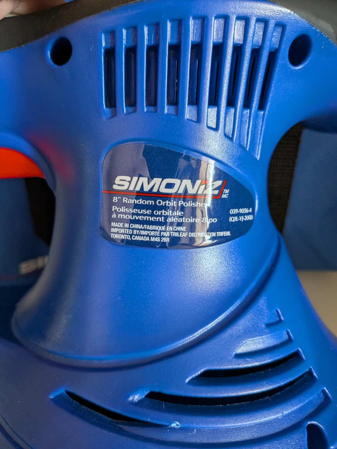 Simoniz 8" Random Orbit Polisher Kit with Bag