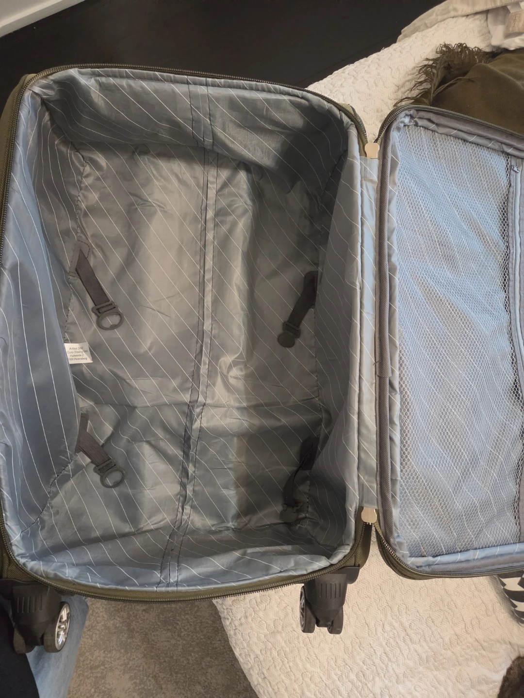 Olive Green Softside Suitcase - photo 2