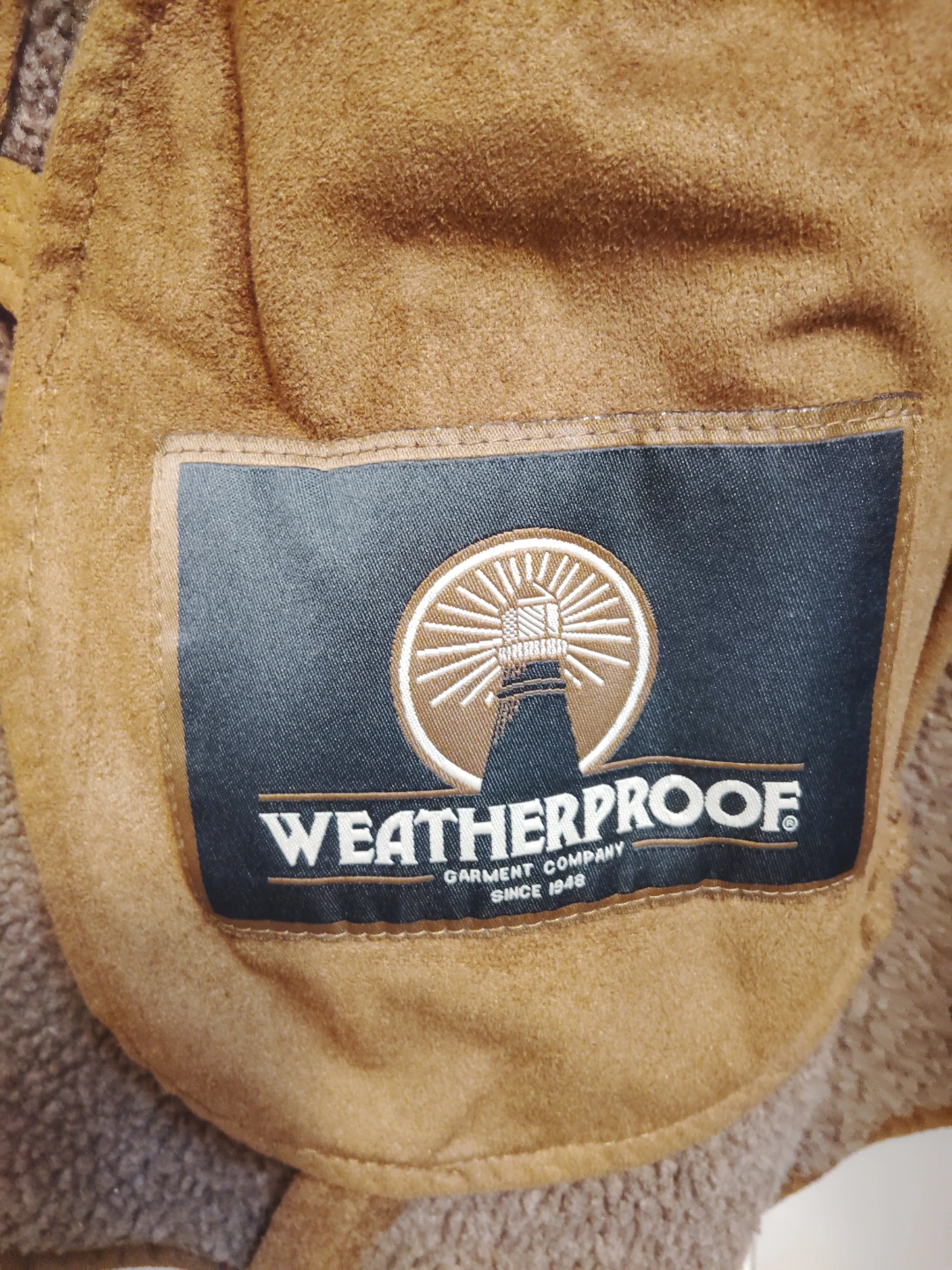 Men’s Weatherproof Faux Suede Sherpa-Lined Jacket - Size M - photo 3