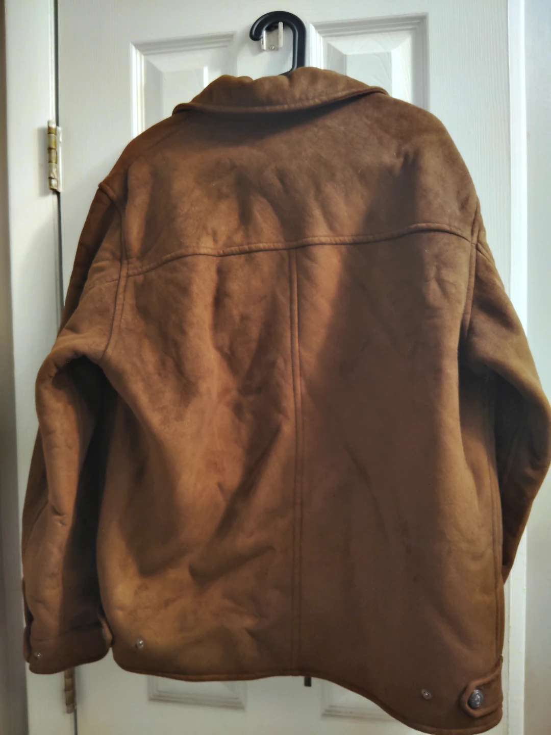 Men’s Weatherproof Faux Suede Sherpa-Lined Jacket - Size M - photo 5